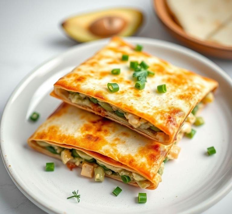 Green Bean Casserole Quesadillas