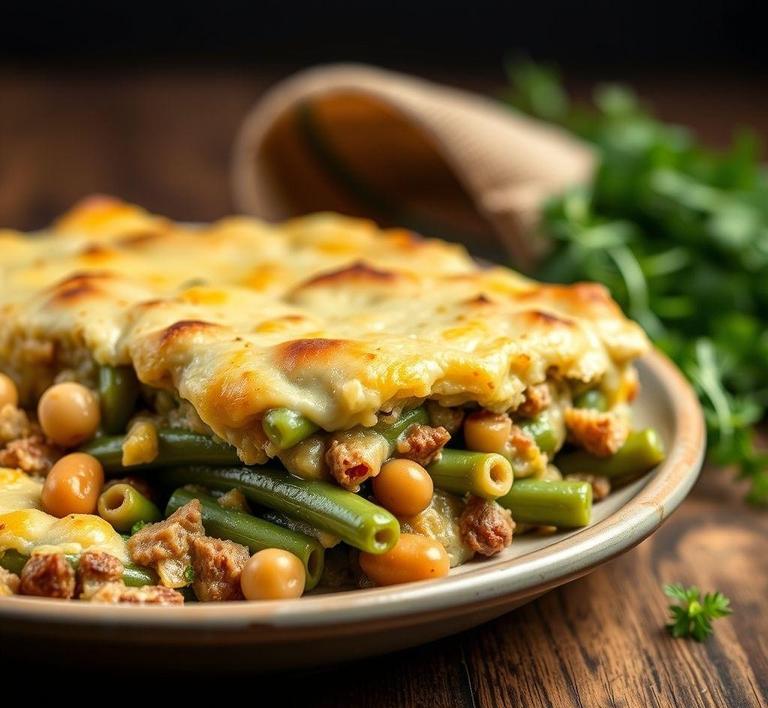 Green Bean Casserole Shepherd's Pie