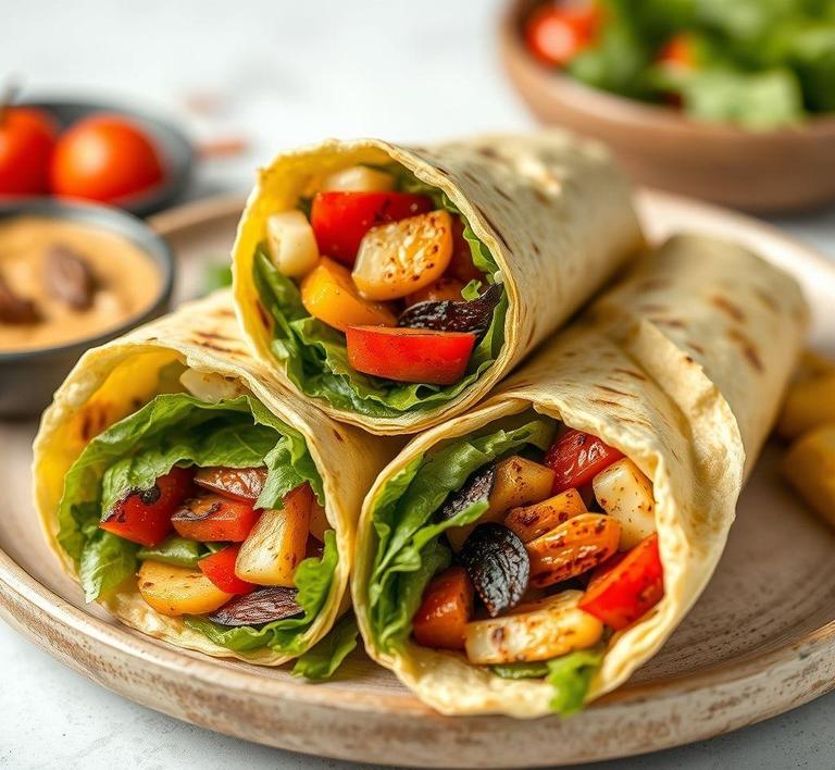 Grilled Vegetable Wraps