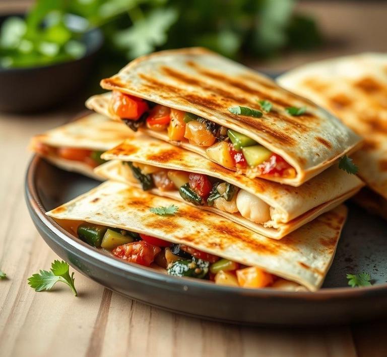 Grilled Veggie Quesadillas