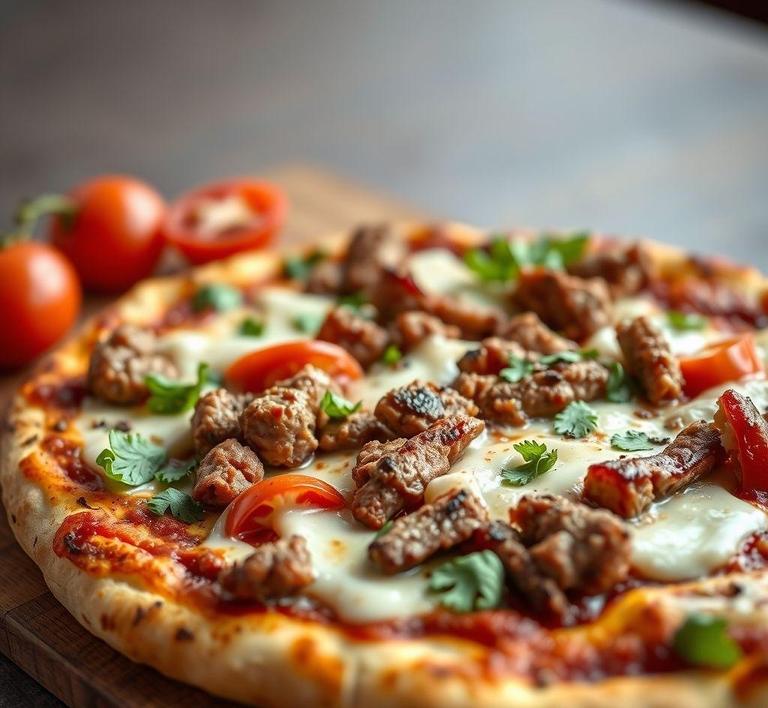Gyro Meat Pizza