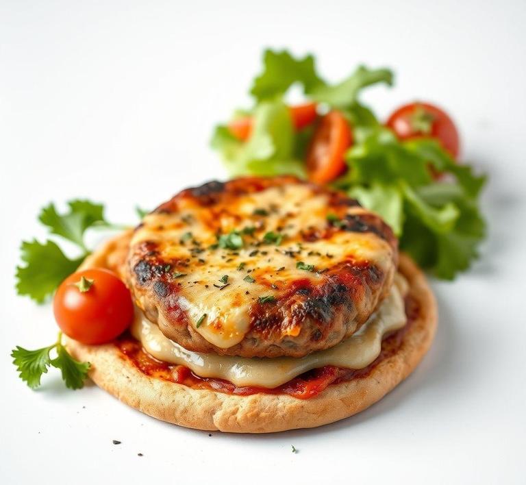 Hamburger Patty Pizza