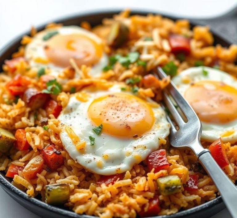 Hash Brown Casserole Breakfast Skillet