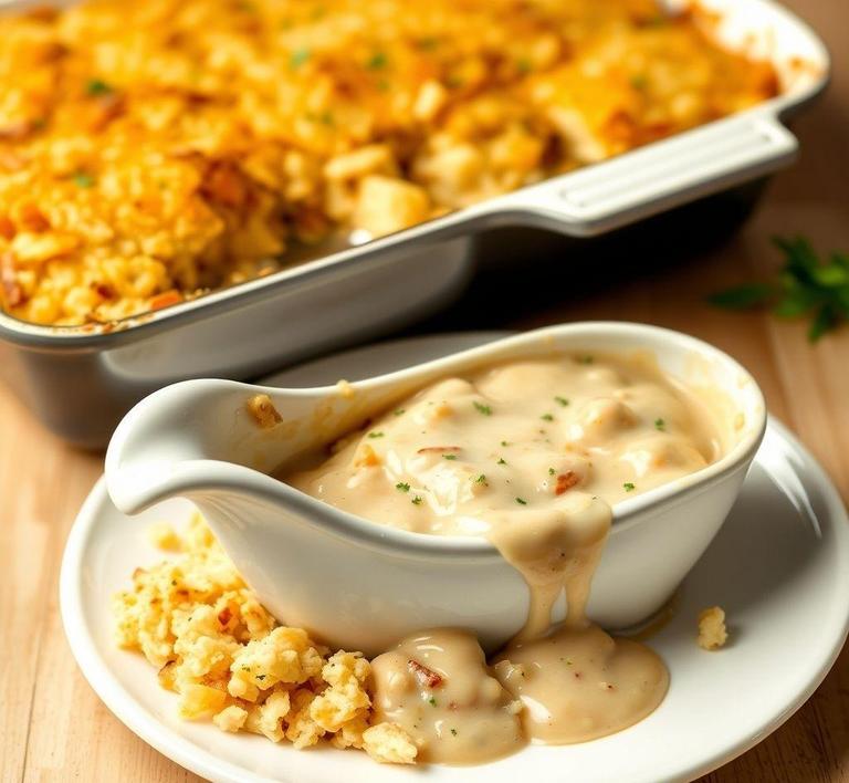 Hash Brown Casserole Gravy Boat