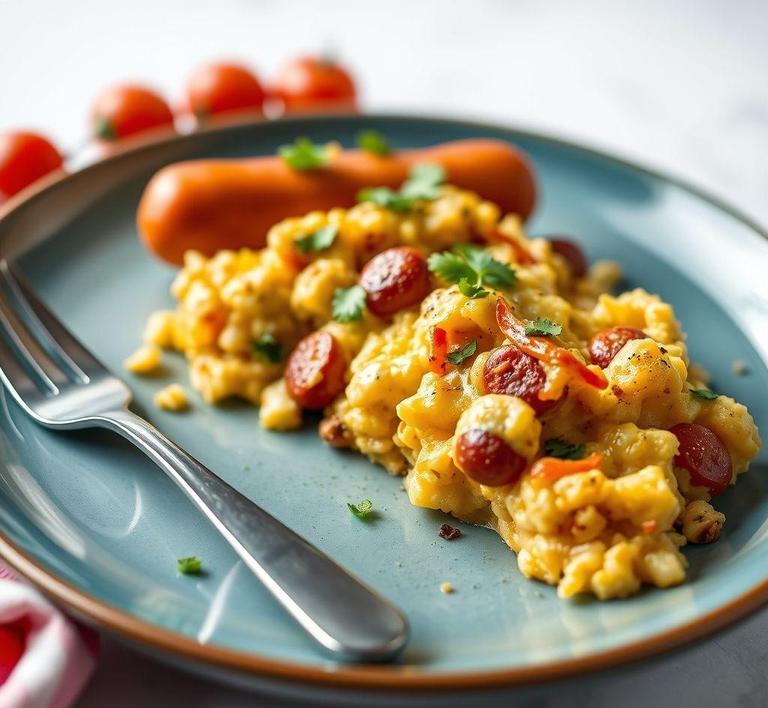 Hot Dog Breakfast Scramble
