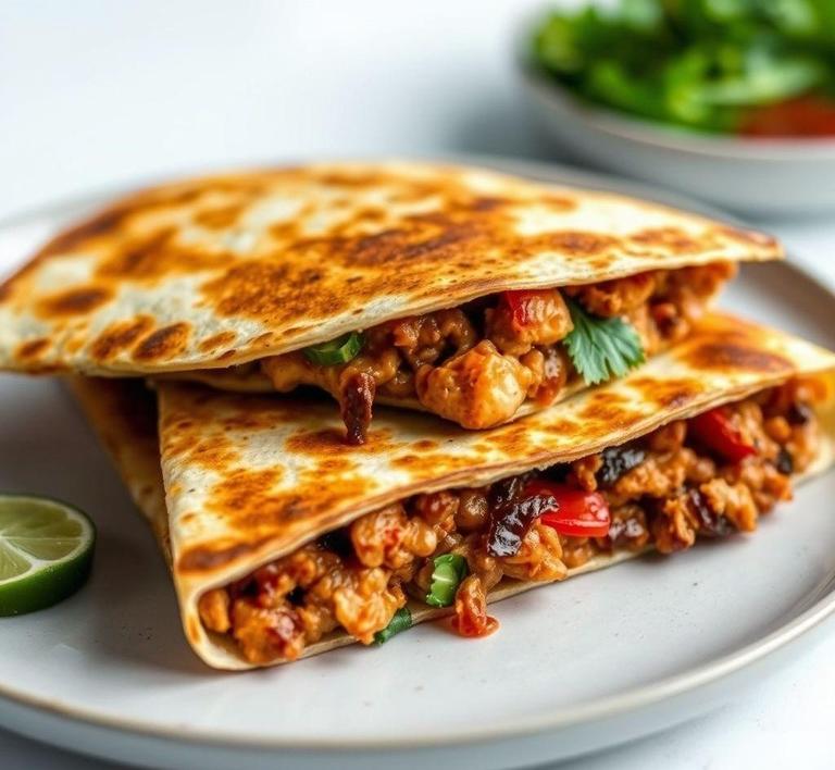Jerk Chicken Quesadillas