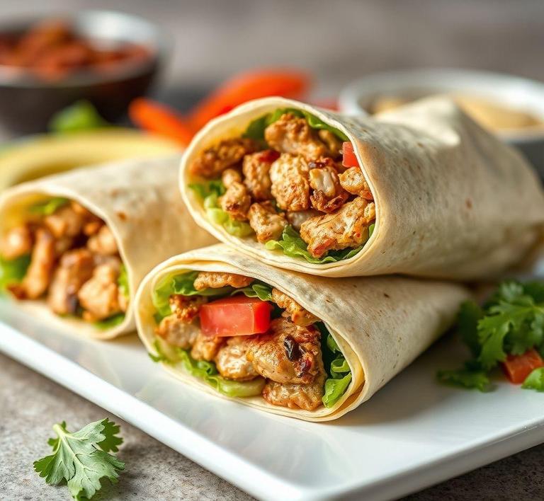 Jerk Chicken Wraps