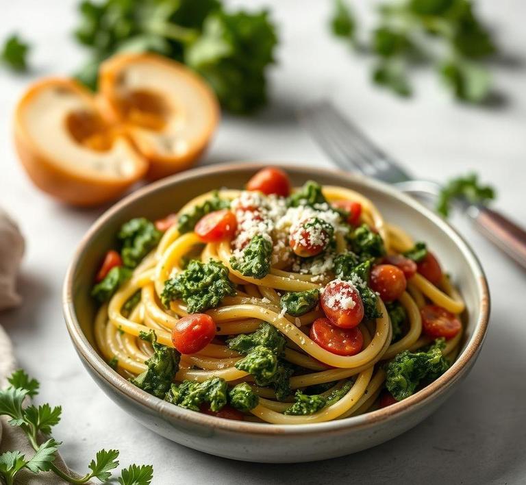 Kale Pesto Pasta