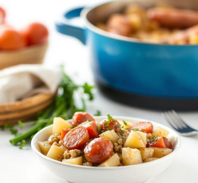 Kielbasa and Potato Hash