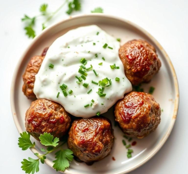 Lamb Meatballs with Tzatziki