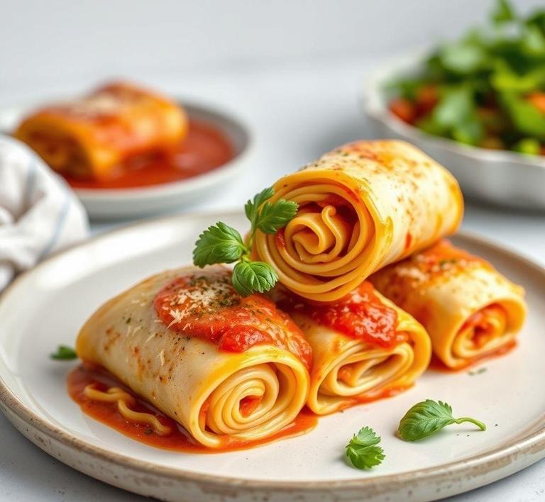 Lasagna Noodle Roll-Ups