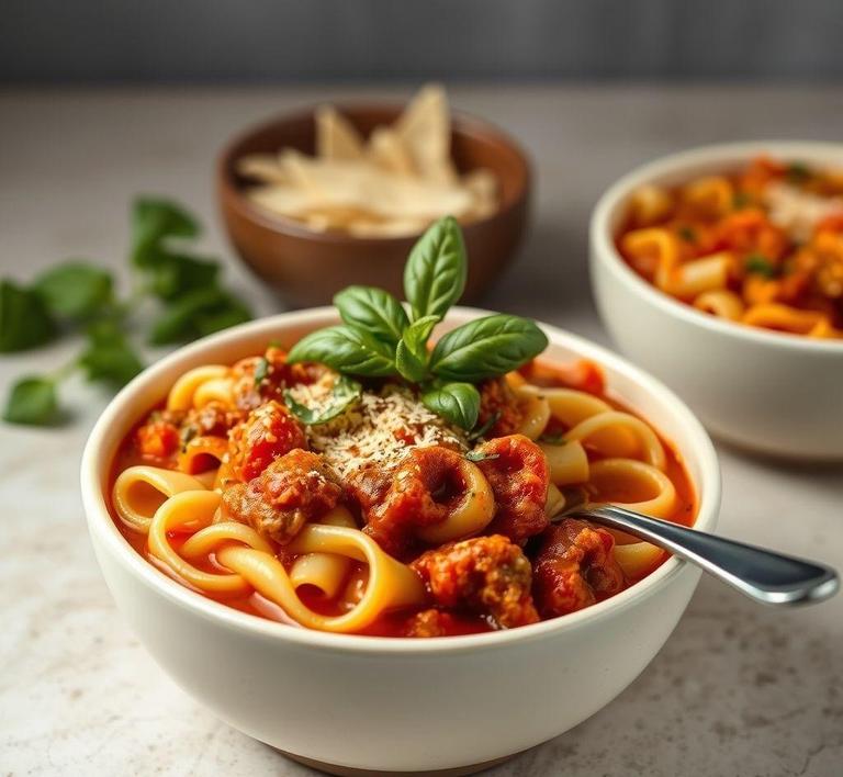 Lasagna Noodle Soup