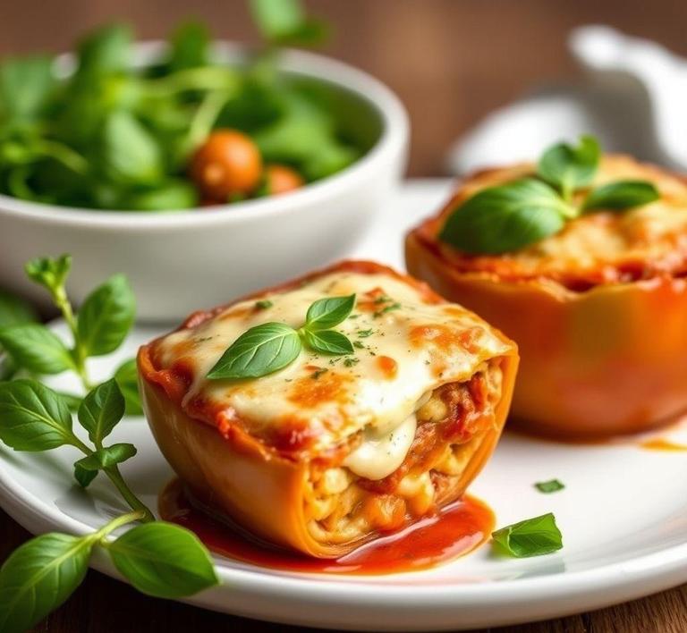 Lasagna Stuffed Peppers