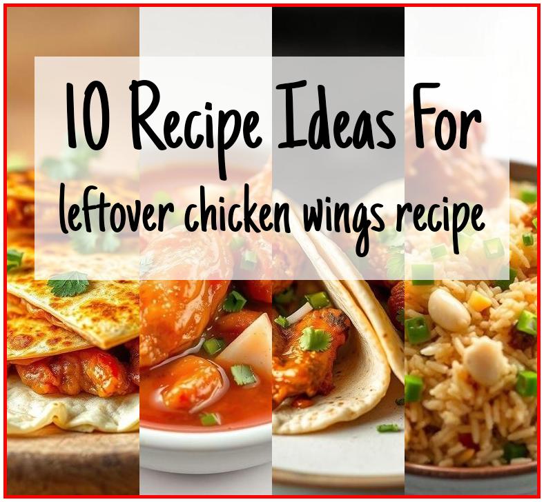 leftover chicken wings recipe
