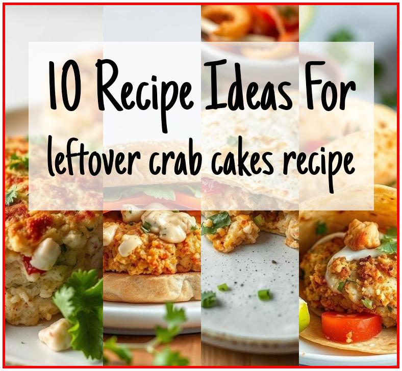 leftover crab cakes recipe