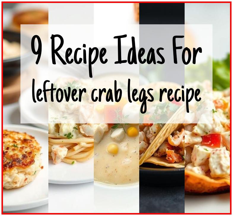 leftover crab legs recipe
