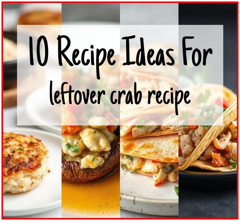 leftover crab recipe