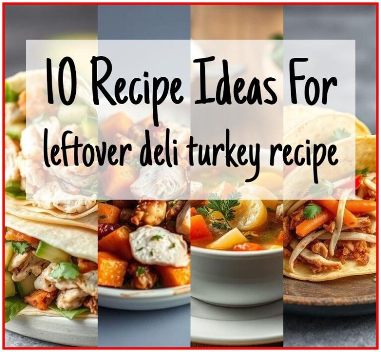 Top 10 Recipe Ideas For Leftover Deli Turkey [+Tips] - Scrappy Eats