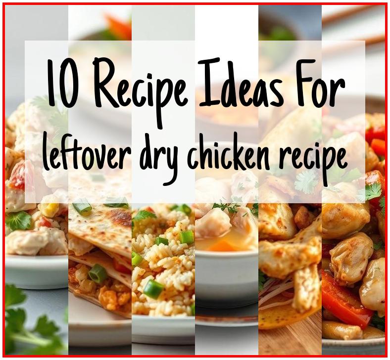 leftover dry chicken recipe