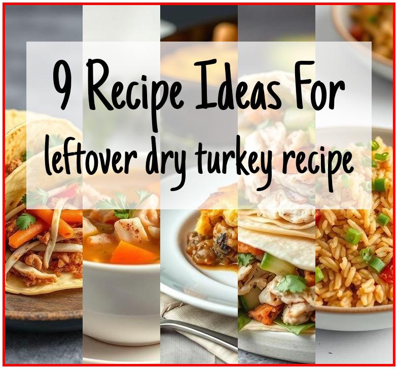 leftover dry turkey recipe