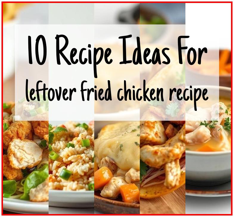 leftover fried chicken recipe