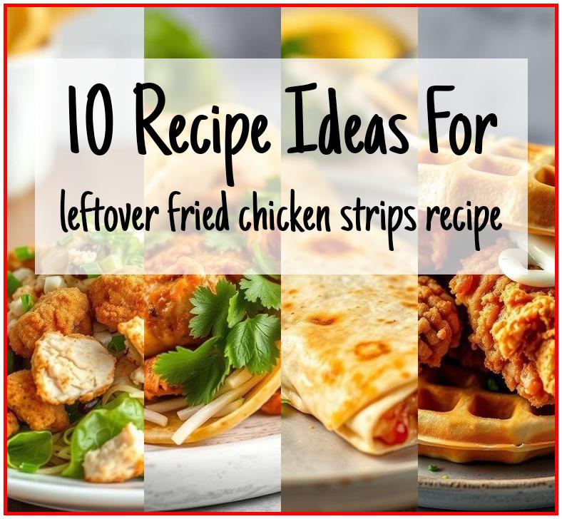 leftover fried chicken strips recipe