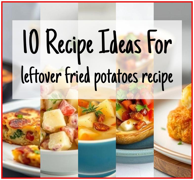 leftover fried potatoes recipe