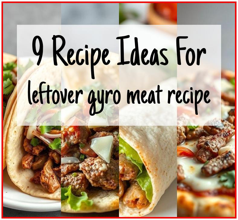 leftover gyro meat recipe