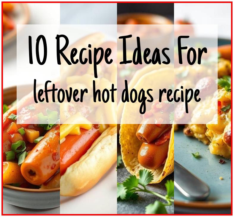 leftover hot dogs recipe