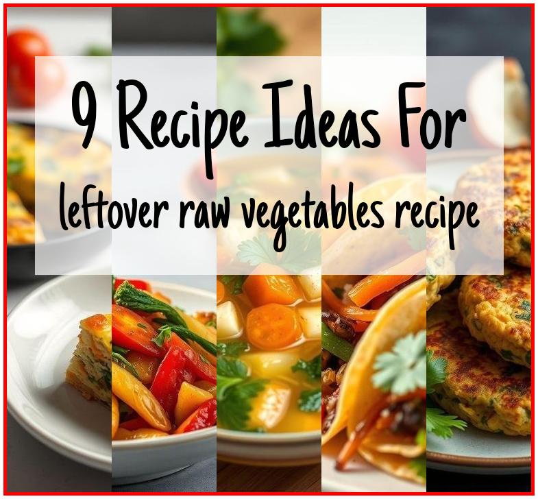 leftover raw vegetables recipe