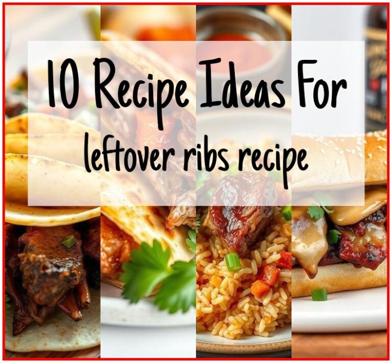 Top 10 Recipe Ideas For Leftover Ribs [+Tips] - Scrappy Eats