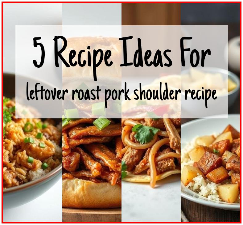 leftover roast pork shoulder recipe