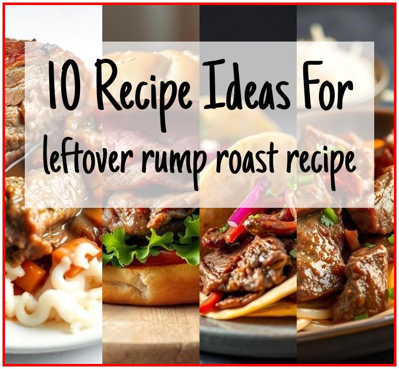 leftover rump roast recipe