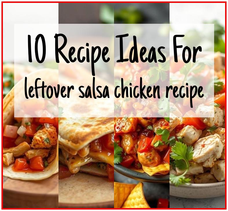 leftover salsa chicken recipe