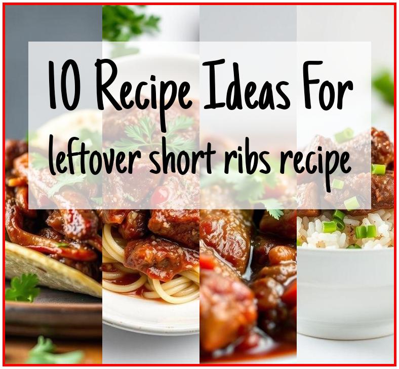 leftover short ribs recipe