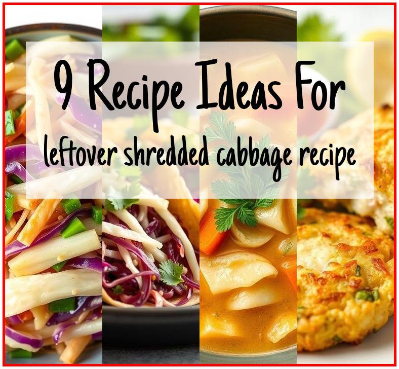 leftover shredded cabbage recipe