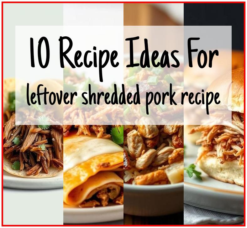 leftover shredded pork recipe