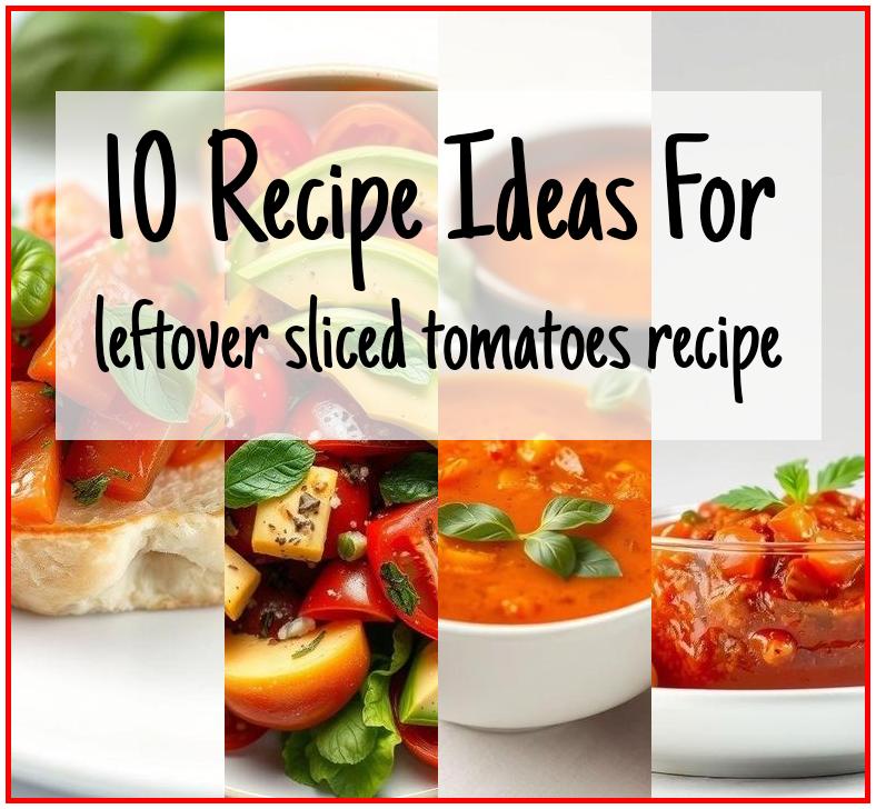 leftover sliced tomatoes recipe