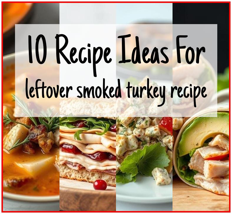 leftover smoked turkey recipe