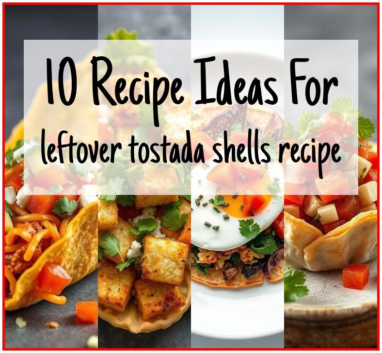leftover tostada shells recipe