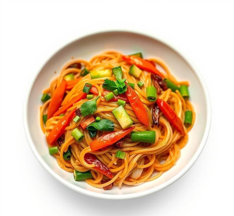 Lo Mein Stir-Fry with Vegetables