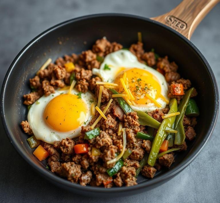 Meatloaf Breakfast Skillet