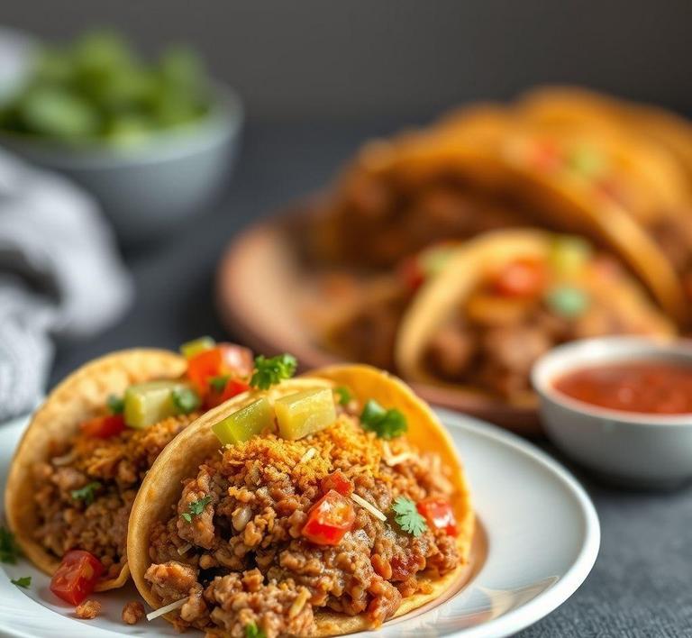 Meatloaf Crumble Tacos
