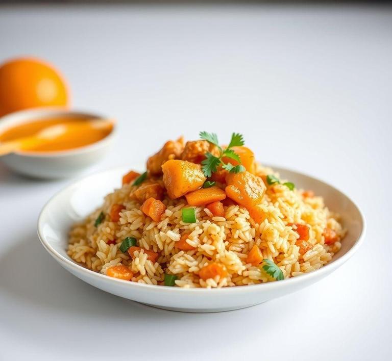 Orange Chicken Fried Rice