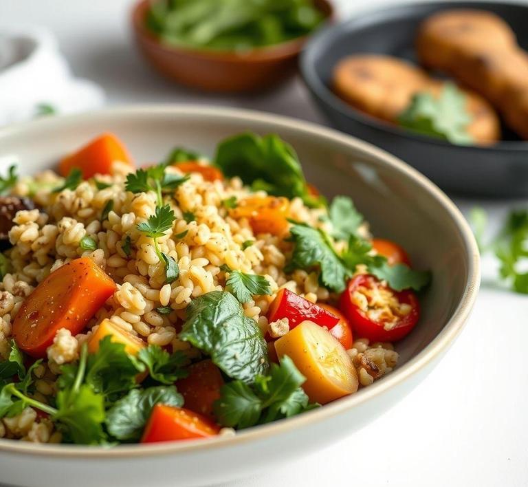 Orzo Salad with Roasted Vegetables