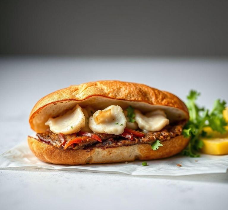 Oyster Po' Boy Sandwich