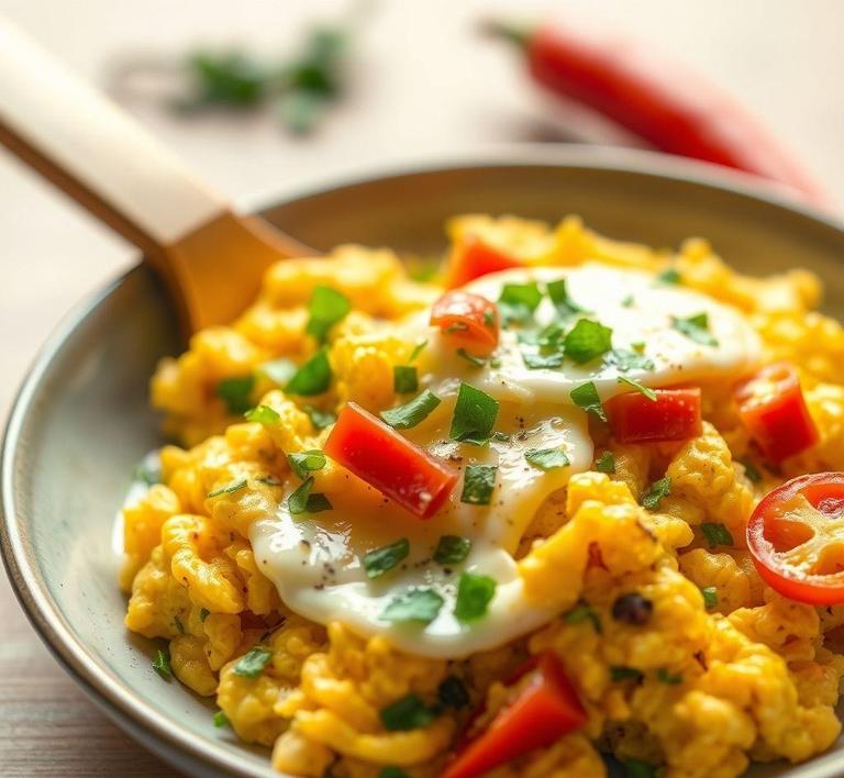 Pepper and Egg Scramble