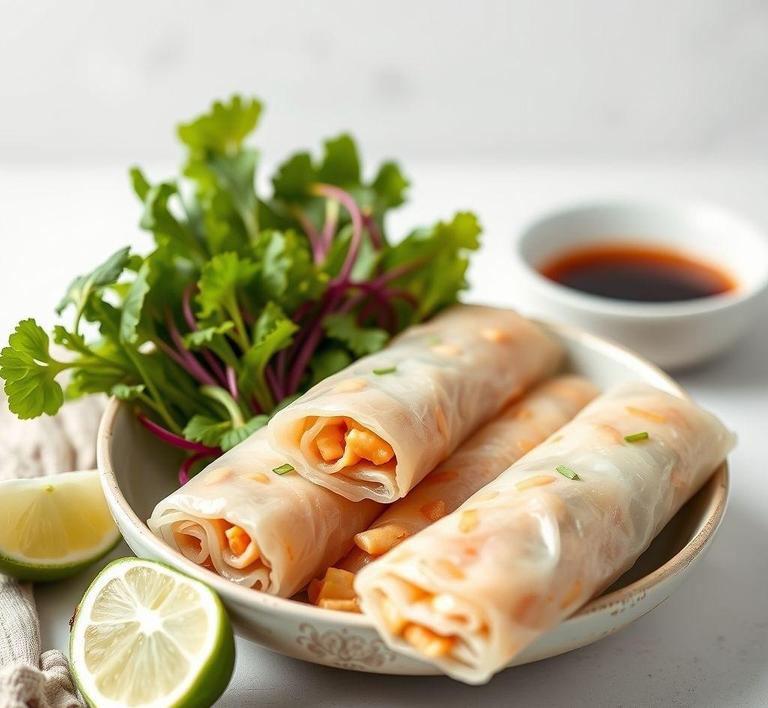 Pho Noodle Spring Rolls