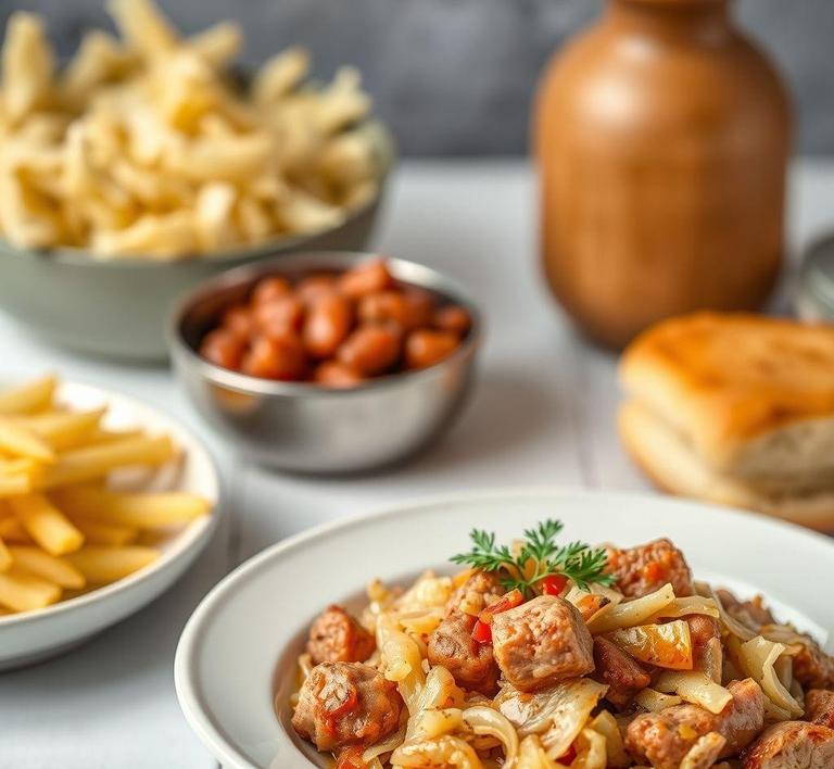 Pork and Sauerkraut Hash