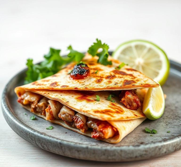 Pork Chop Quesadillas
